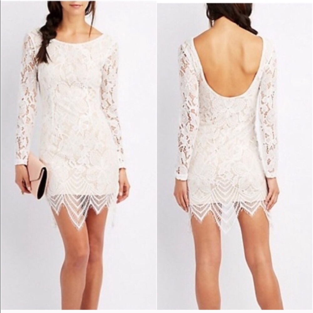 Charlotte Russe lace dress.